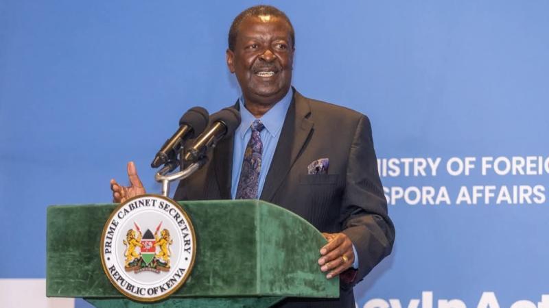 File image of Musalia Mudavadi