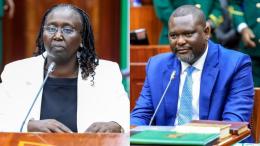File image of Hanna Cheptumo and Geoffrey Ruku