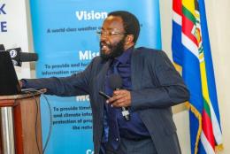 File image of Kenya Meteorology Department Director David Gikungu