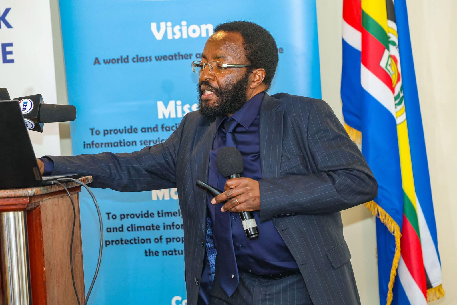 File image of Kenya Meteorology Department Director David Gikungu