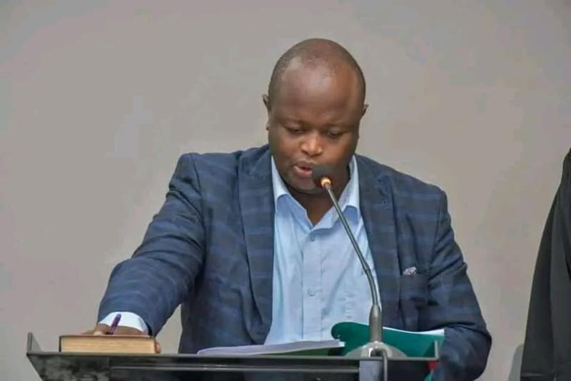 File image of Bomet county's Chief Officer for Finance Erick Chepkwony.