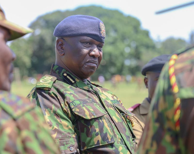 File image of Inspector General of Police Douglas Kanja.