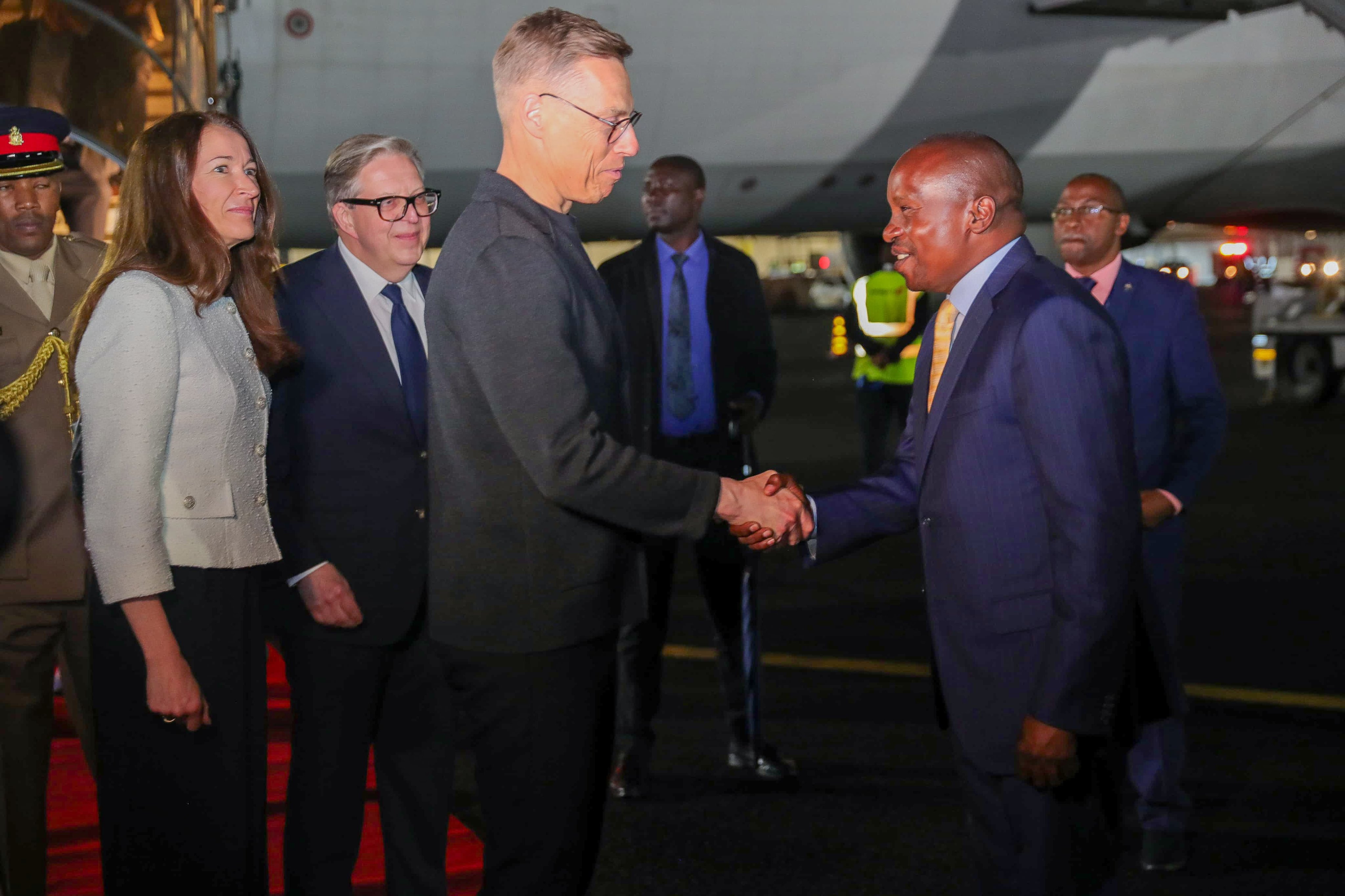 File image of Alexander Stubb with DP Kithure Kindiki.