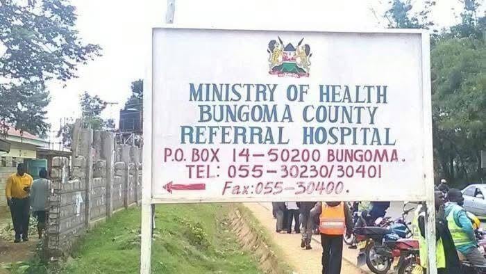 File of the Bungoma County Referral Hospital signage