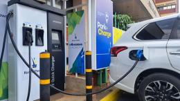 File image of an EV charger