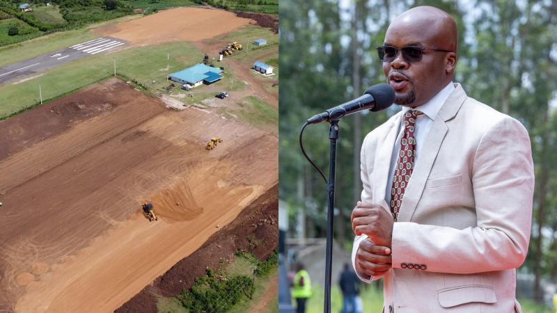 File image of Kabunde Airstrip and Interior PS Raymond Omollo