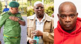 File image of senior NYS officials in alleged embezzlement of Ksh2 billion