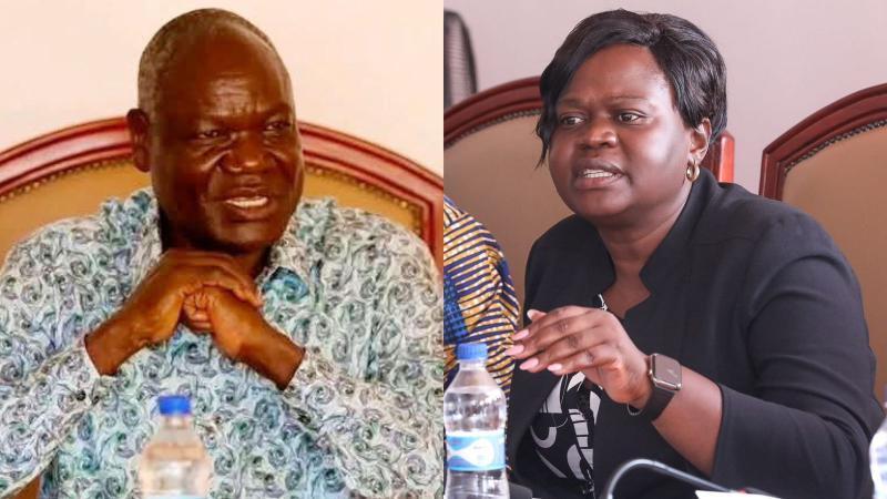 File image of Deputy Governor Oyugi Magwanga and Governor Gladys Wanga
