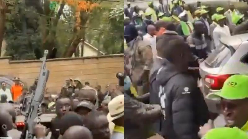 File image of drama at DCP Party headquarters
