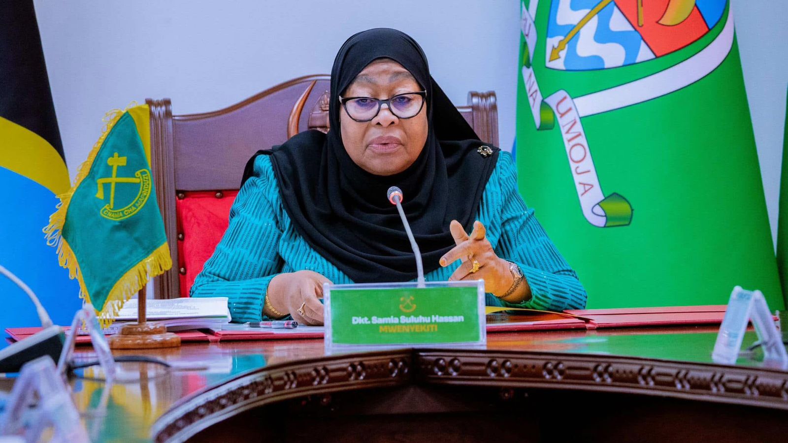 File image of Tanzanian President Samia Suluhu