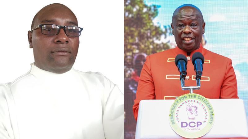 File image of Fr. John Maina and former Deputy President Rigathi Gachagua