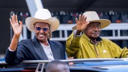 File image of President Yoweri Museveni and Janet