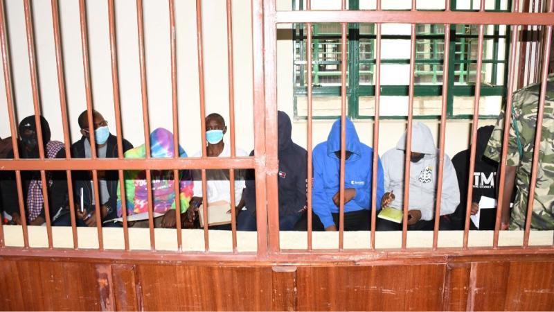 File image of the officers in court