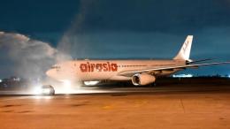 File image of AirAsia inaugural flight to Nairobi