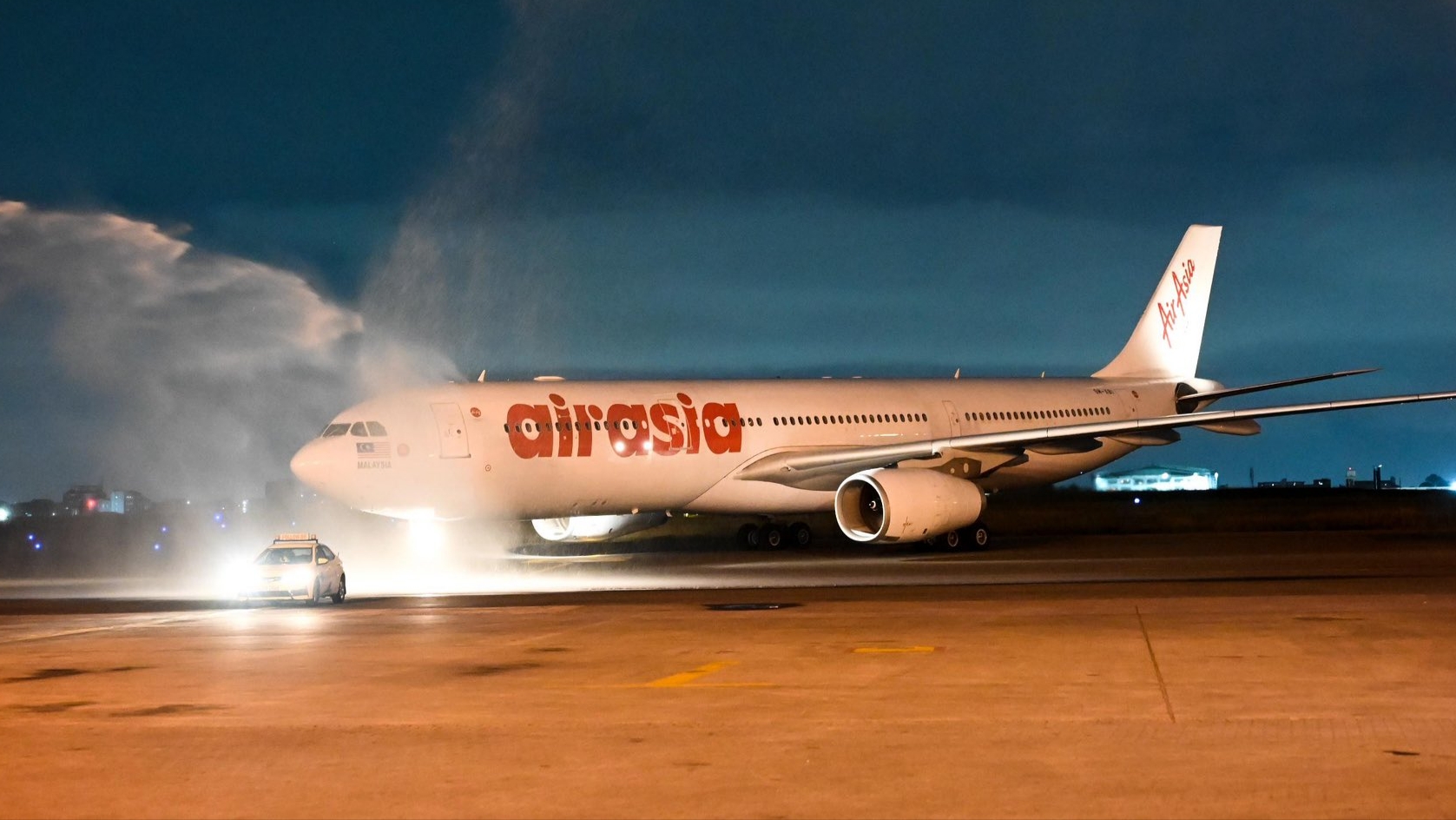 File image of AirAsia inaugural flight to Nairobi