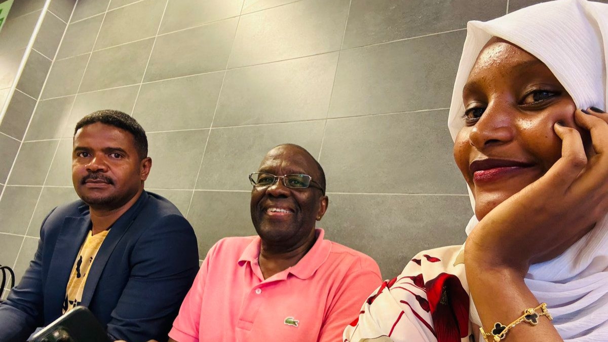 File image of Hussein Khalid, Willy Mutunga and Hanifa Adan in Tanzania