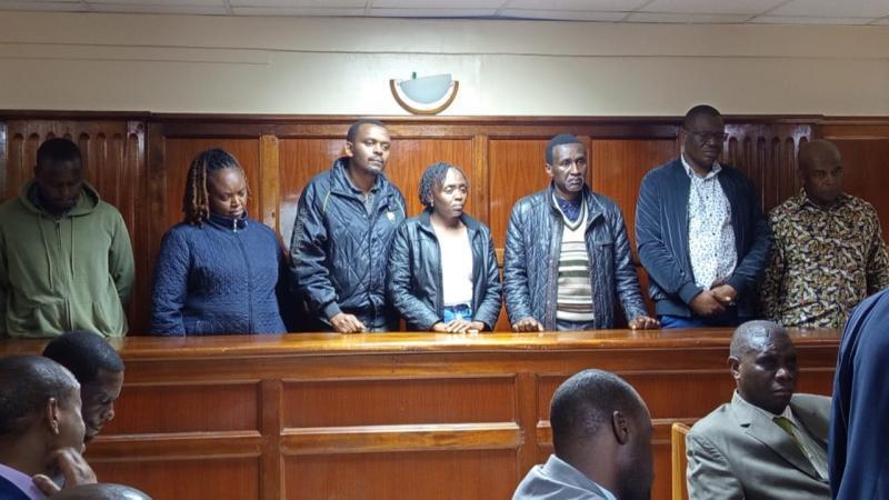 File image of the suspects in court