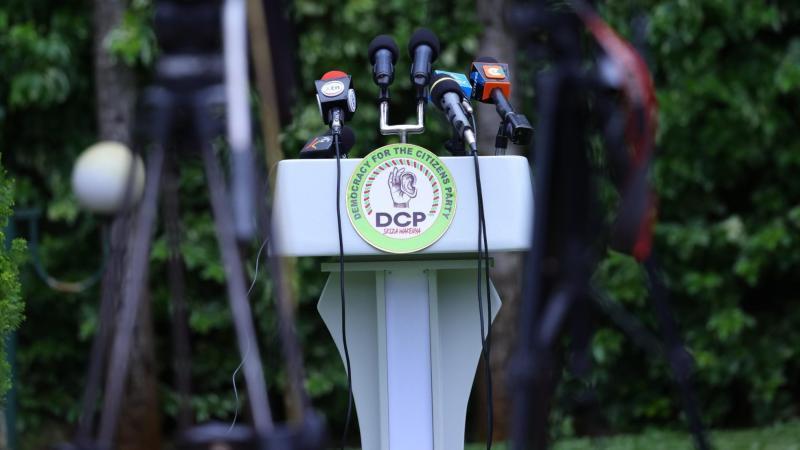 File image of DCP Party microphone stand