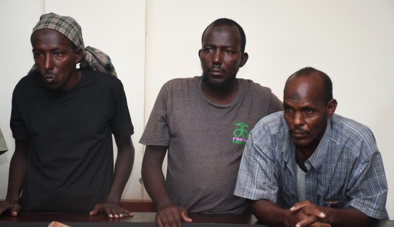 File image of suspects in the murder of Gaala Adan