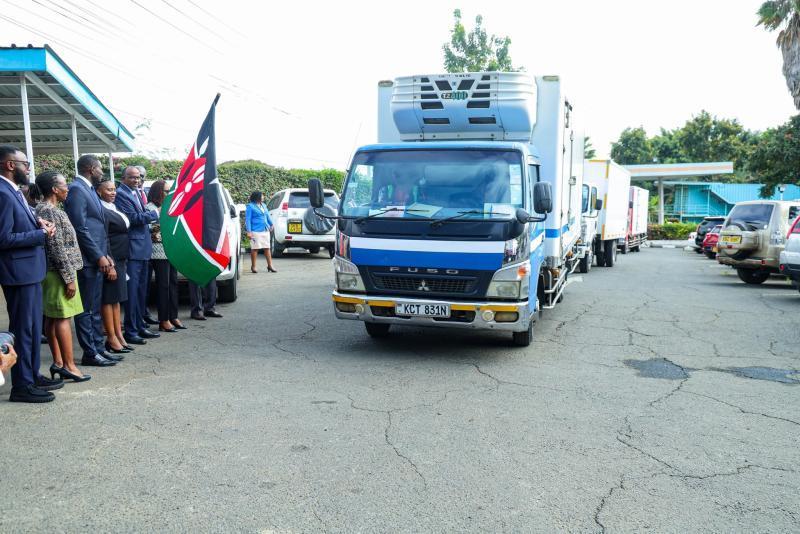 Health CS Aden Duale flags off BCG, Polio vaccines to counties