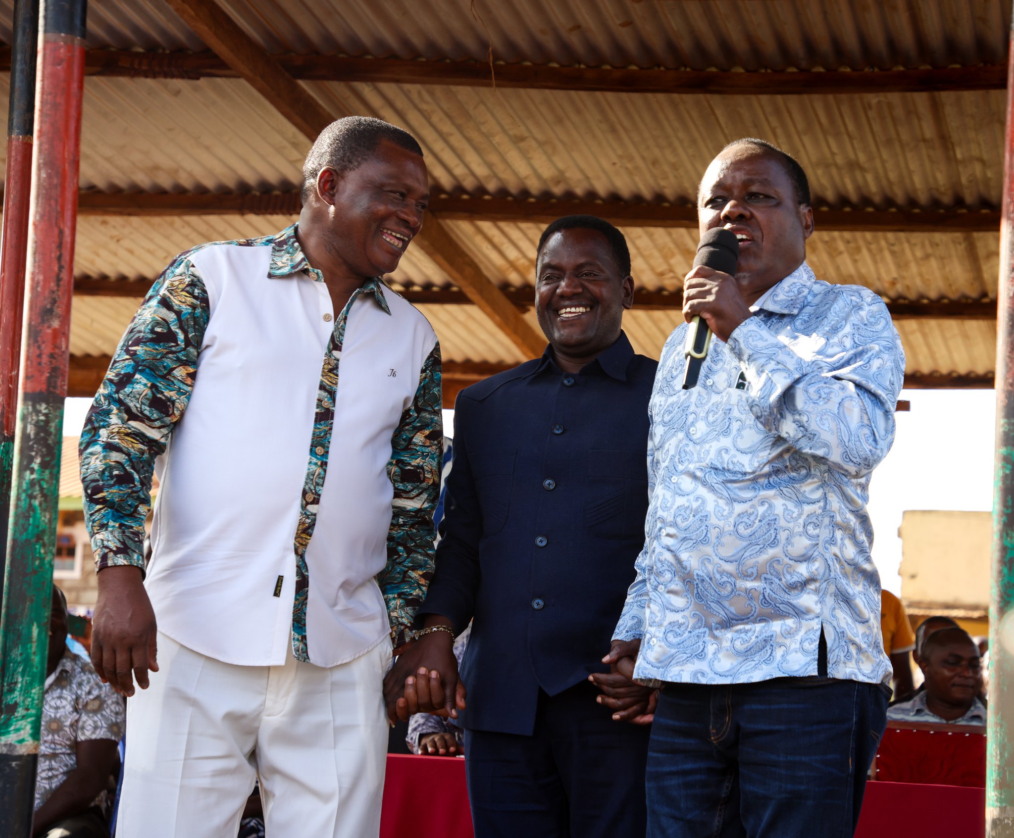 File image of Justin Muturi, Newton Kariuki and Lenny Kivuti.