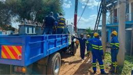 File image of Kenya Power engineers