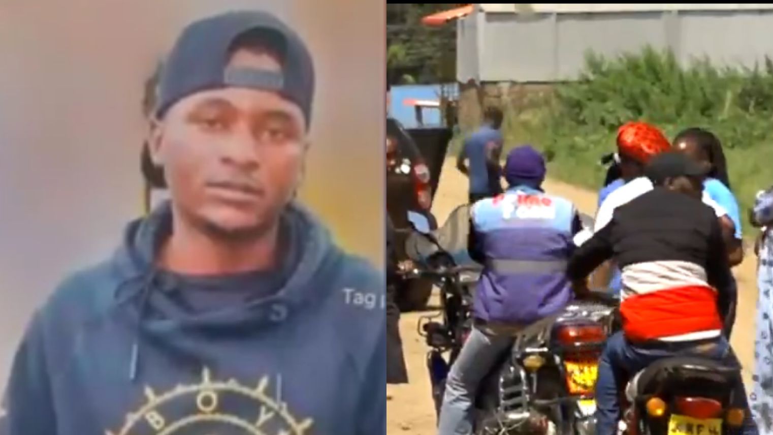 File image of Evans Mwambili and Solio residents