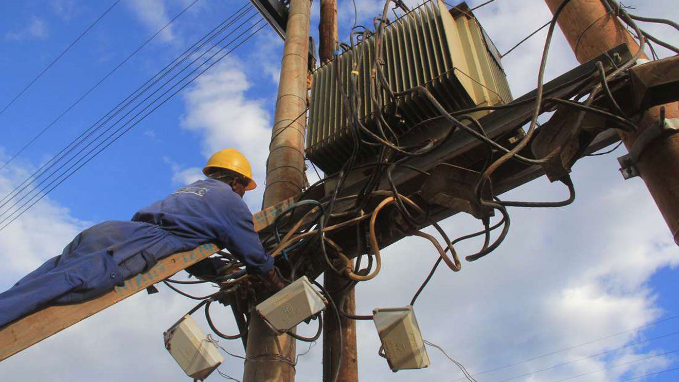 File image of a Kenya Power technician