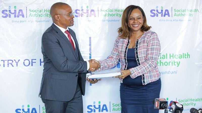 File image of Dr. Mercy Mwangangi and Dr. Robert Ingasira