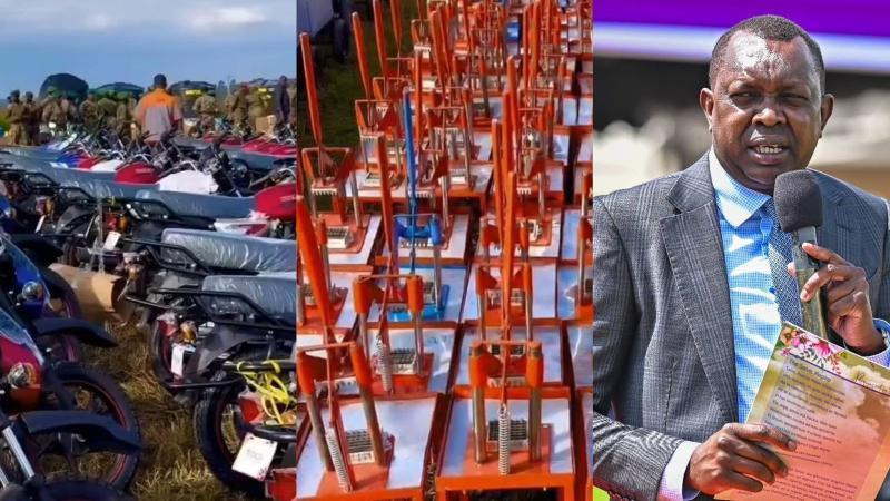 File image of Kapseret MP Oscar Sudi and donations