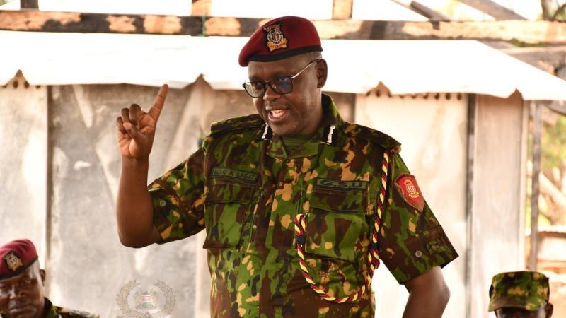 File image of Deputy Inspector General Eliud Lagat