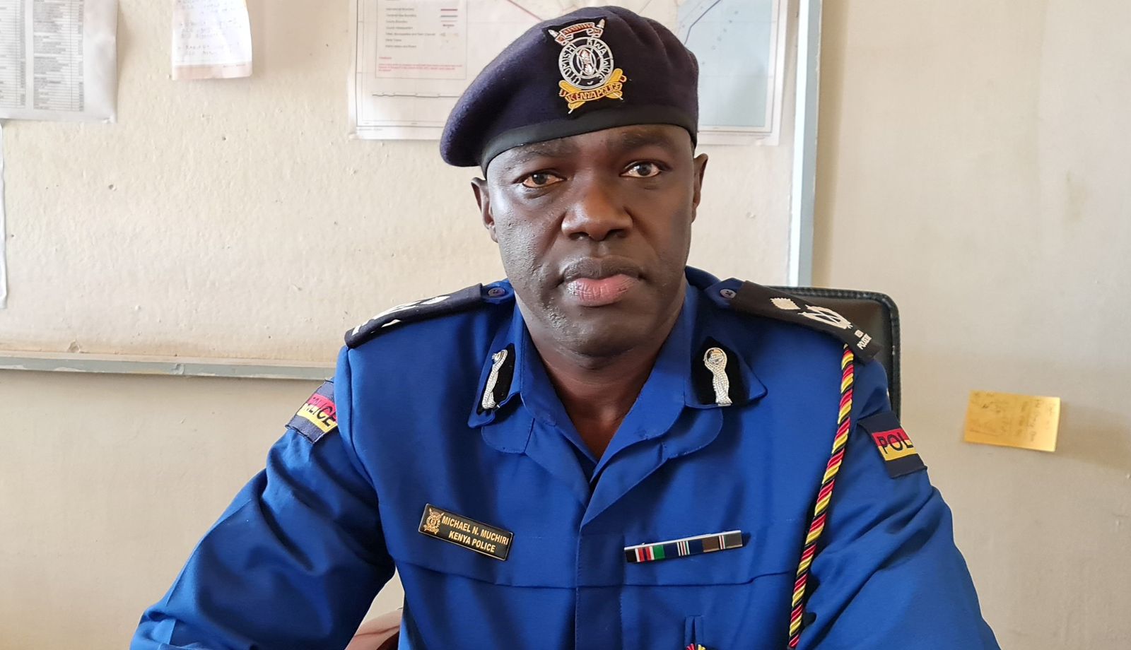 File image of NPS Spokesperson Michael Muchiri