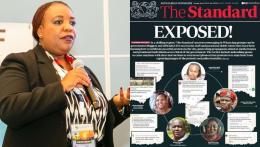File image of Joy Mdivo and The Standard newspaper