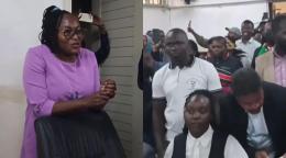 File image of Justice Diana Kavedza and the activists