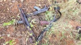 File image of firearm recovered from the terrorists