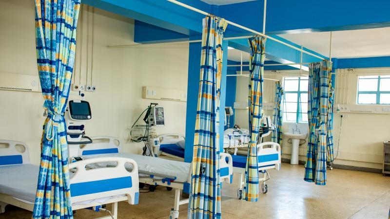 File image of a Critical Care Unit at KNH