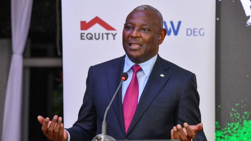 File image of Equity Group Holdings CEO James Mwangi