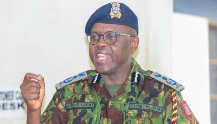 File image of Deputy Inspector General of Police Eliud Lagat.