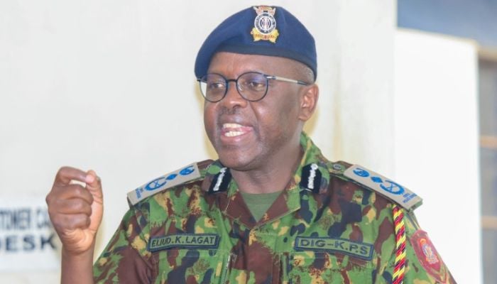 File image of Deputy Inspector General of Police Eliud Lagat.