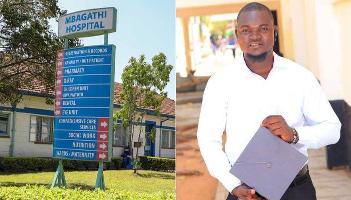 File image of Mbagathi Hopsital ad Albert Ojwang.