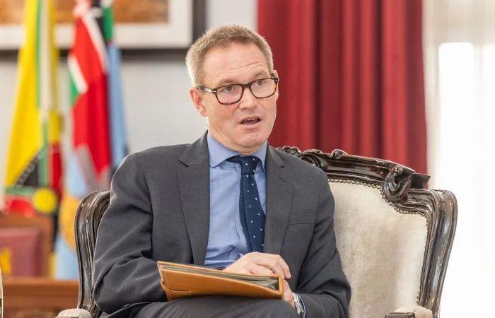 File image of British High Commissioner to Kenya Neil Wigan.