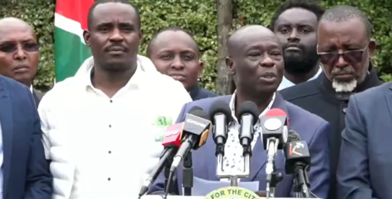 DCP Party leader Rigathi Gachagua