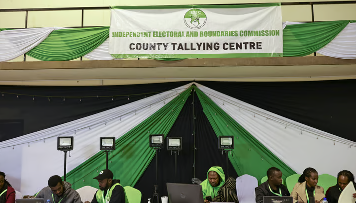 An IEBC tallying centre