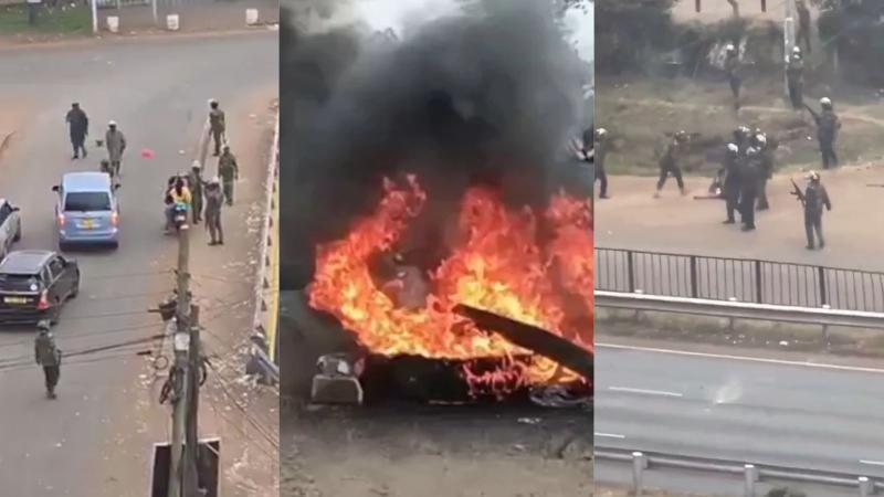 File image of scenes across the country on Saba Saba Day