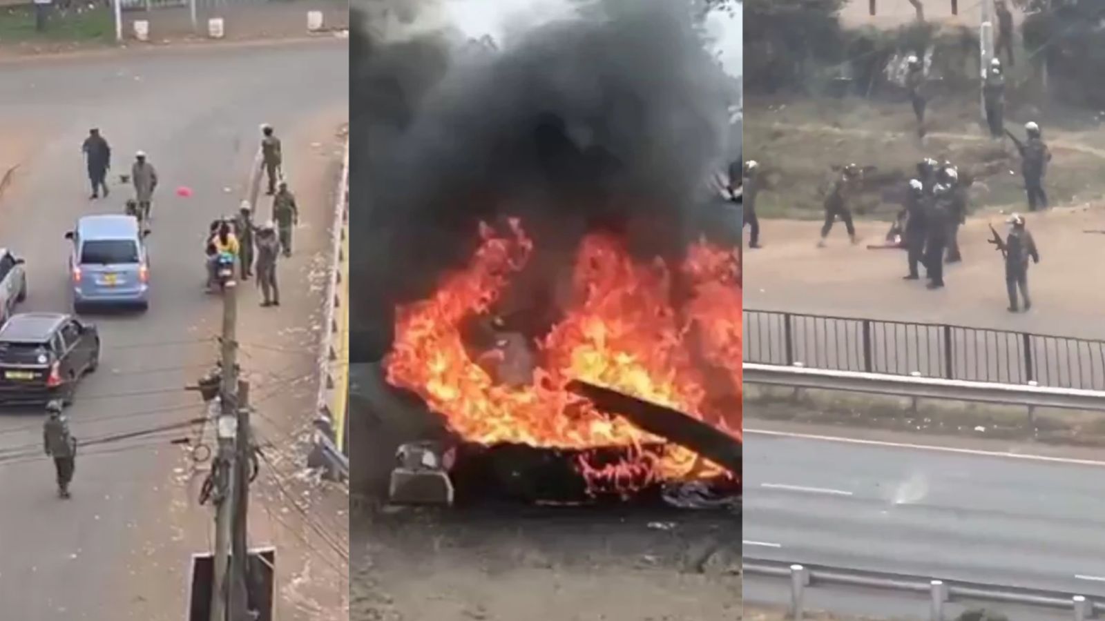 File image of scenes across the country on Saba Saba Day