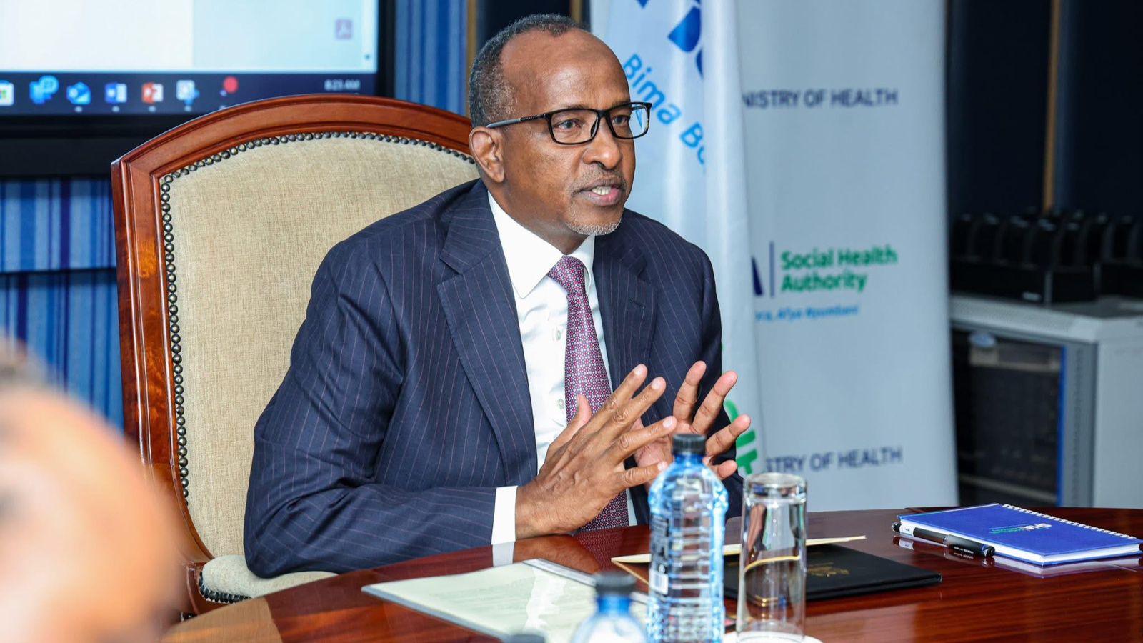 File image of Health Cabinet Secretary Aden Duale