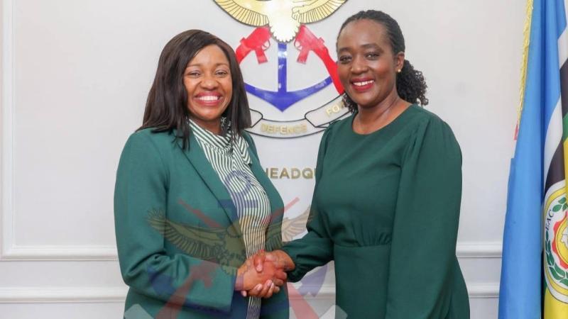 File image of Nakuru Governor Susan Kihika and Defence Cabinet Secretary Soipan Tuya