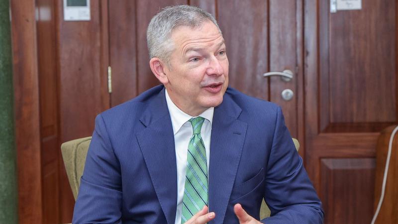 File image of US Chargé d’Affaires Marc Dillard