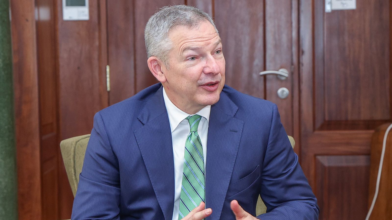 File image of US Chargé d’Affaires Marc Dillard