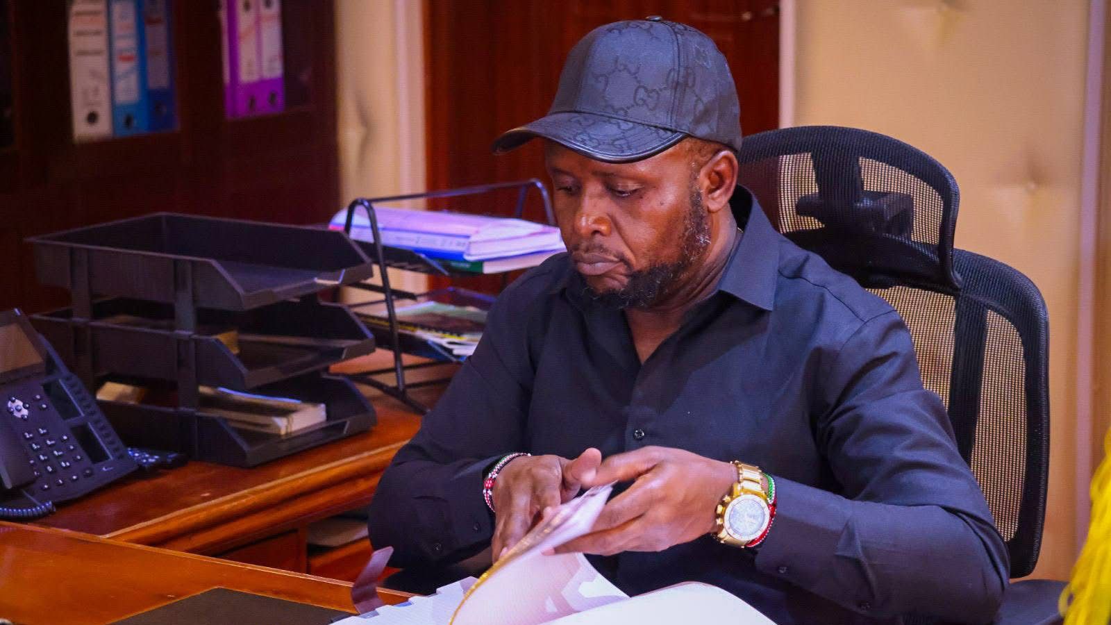 File image of Trans Nzoia Governor George Natembeya